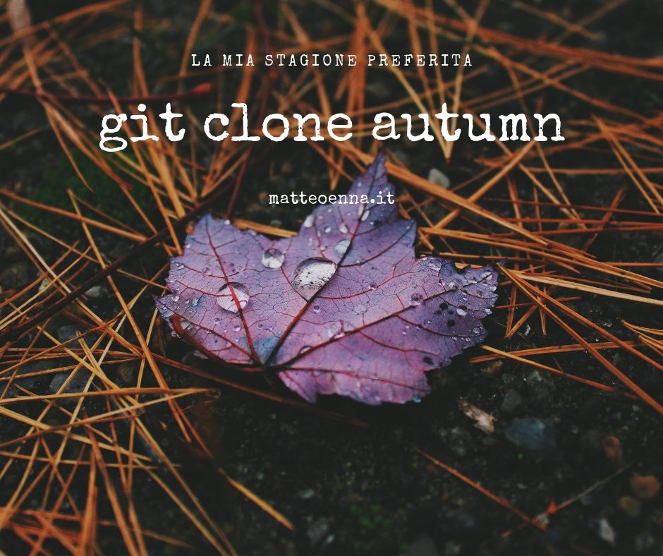 Git clone autunno